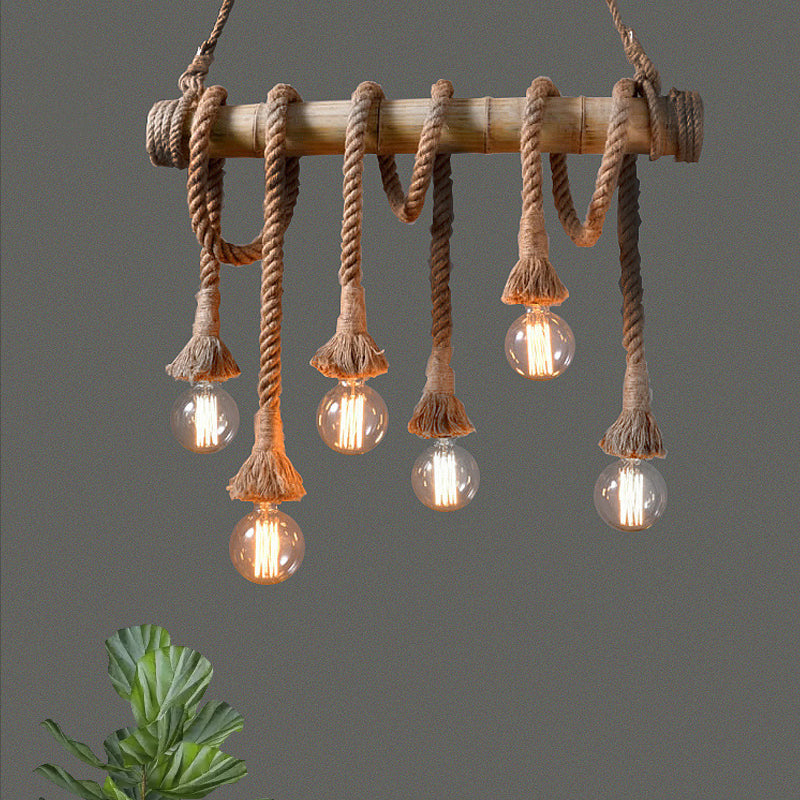 IndustrialBamboo Adjustable Ceiling Lamp | Lighting | LED | bamboo | Premium Lighting Solution