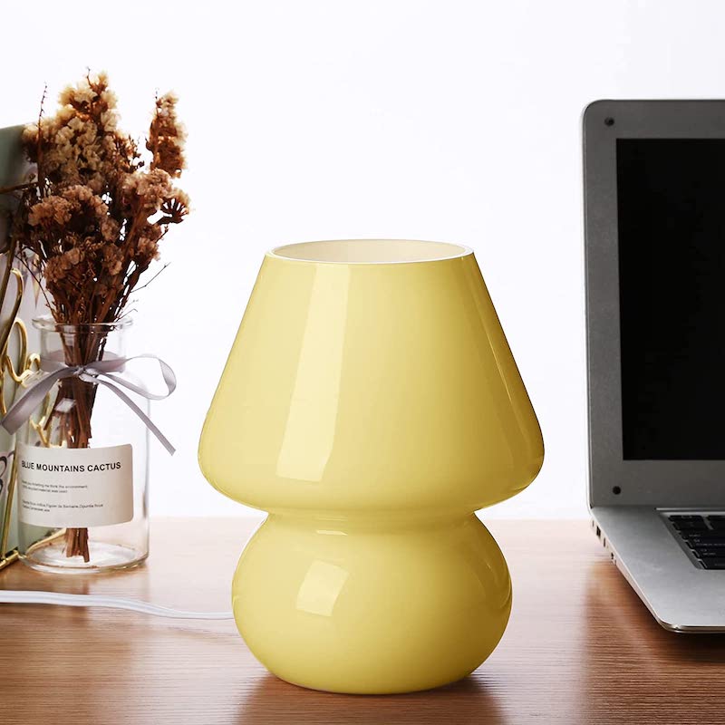 Mushroom Lamp Vintage Glass Night | Lighting | Led | glass | Premium Lighting Solution