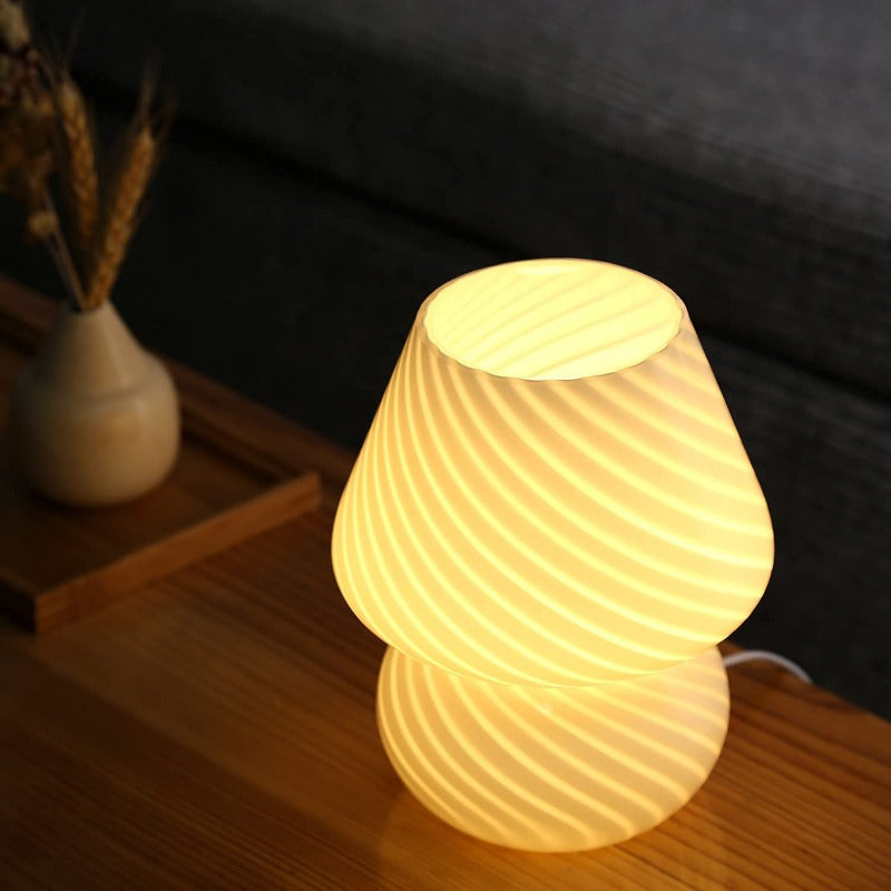 Mushroom Lamp Vintage Glass Night | Lighting | Led | glass | Premium Lighting Solution