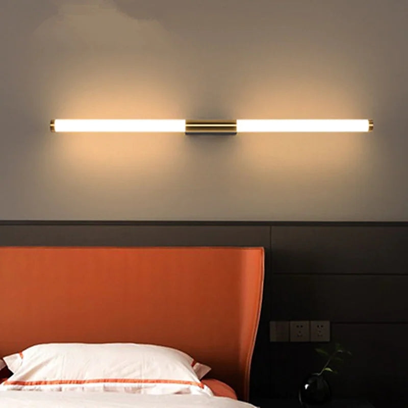 Leigh Simple Modern Linear Wall | Wall Lamp | Led | steel | 12W | 110V - 240V | Elegant Wall Illumination