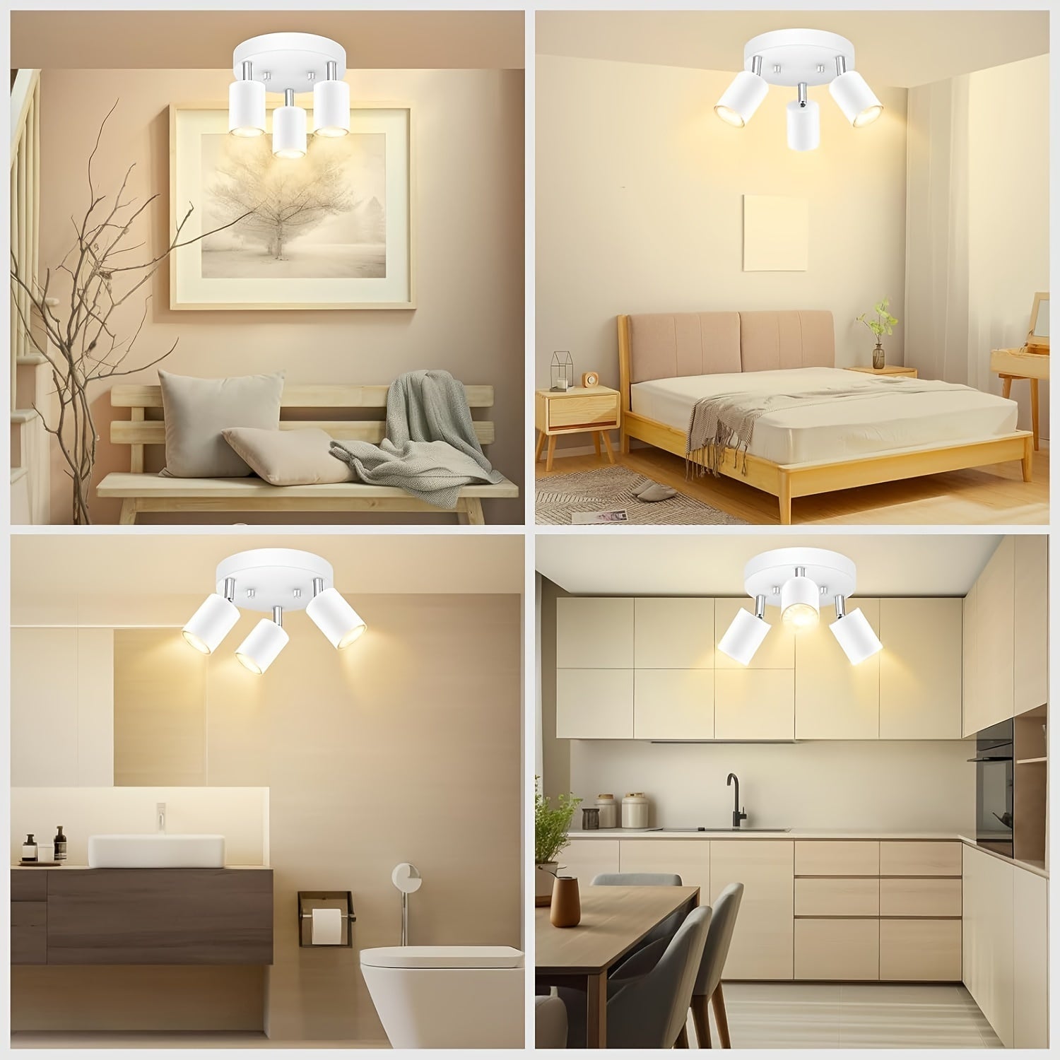 FlexiLight 3-Light Ceiling Spot | Lighting | metal | Premium Lighting Solution