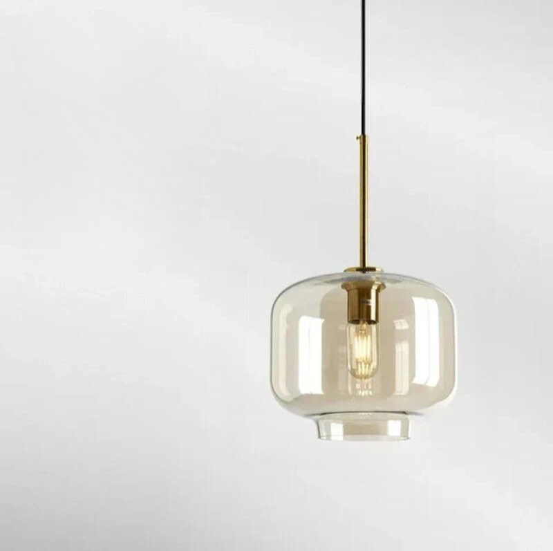 NordicGlas Modern Scandinavian Hanging Lamp | Lighting | glass/metal | 90-260V | Premium Lighting Solution