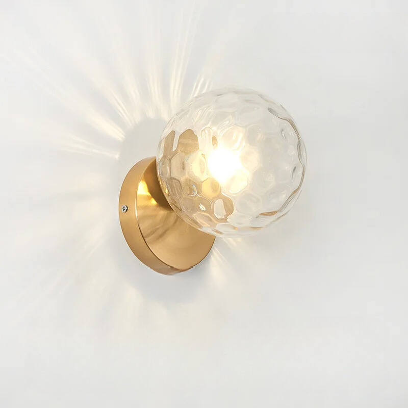 GoldLicht Modern Gold Wall Lamp | Wall Lamp | Led | glass/metal | 220V | Elegant Wall Illumination