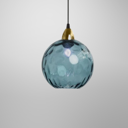 HelderBol Glass Ball Hanging Lamp | Lighting | cool white | glass/iron/metal | Premium Lighting Solution