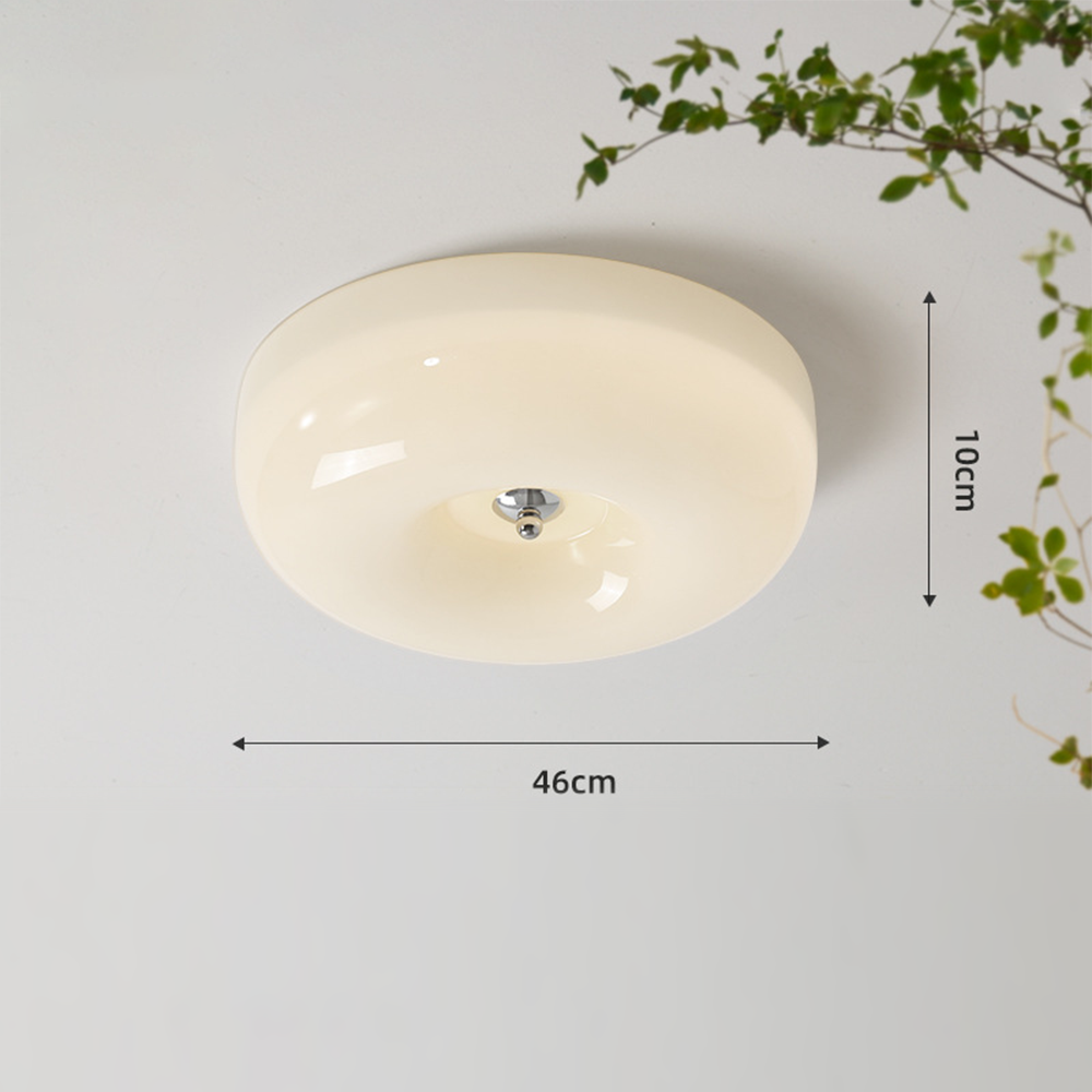Simple Round Ceiling Lamp Bedroom | Lighting | LED | glass/metal | 110-120V | Premium Lighting Solution