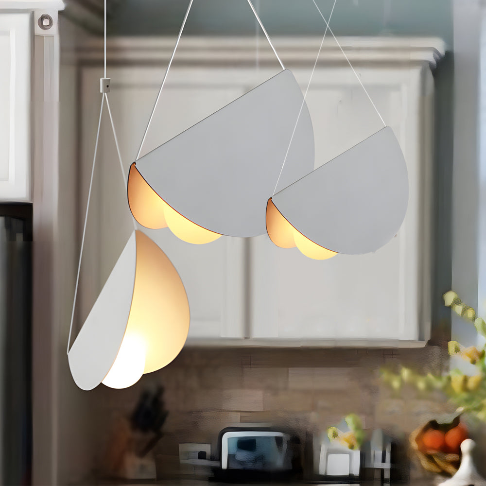 1/3/6-Light Minimalist Line White Glider | Lighting | LED | glass/iron/metal | 110V | Premium Lighting Solution