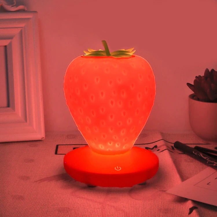 FragoliaLux Strawberry Bedside Lamp, Atmospheric | Lighting | LED | plastic | Premium Lighting Solution