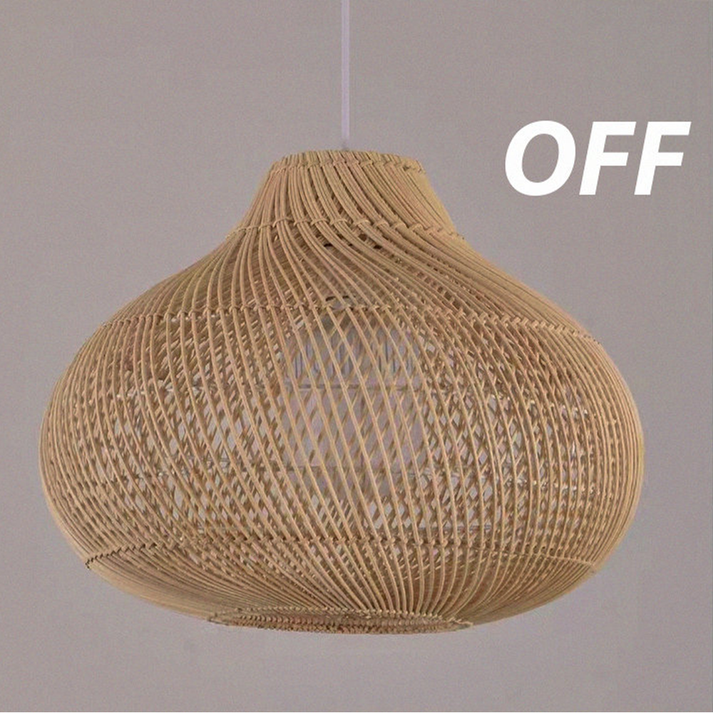 Boho Natural Handmade Island Hanging | Lighting | wood | 110-120V | Premium Lighting Solution