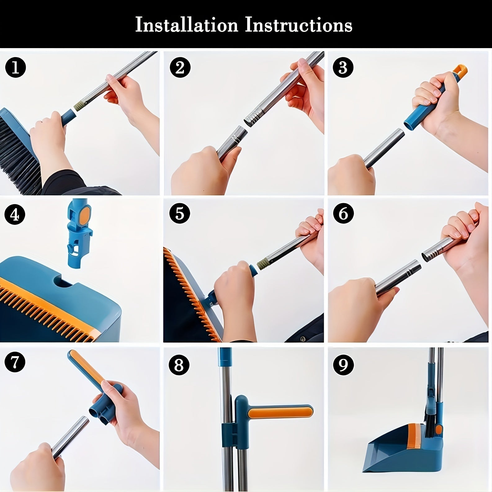 MagSweep Magnetic, rotating broom dustpan 180° | Appliance | Stainless Steel/Plastic | Functional Home Appliance