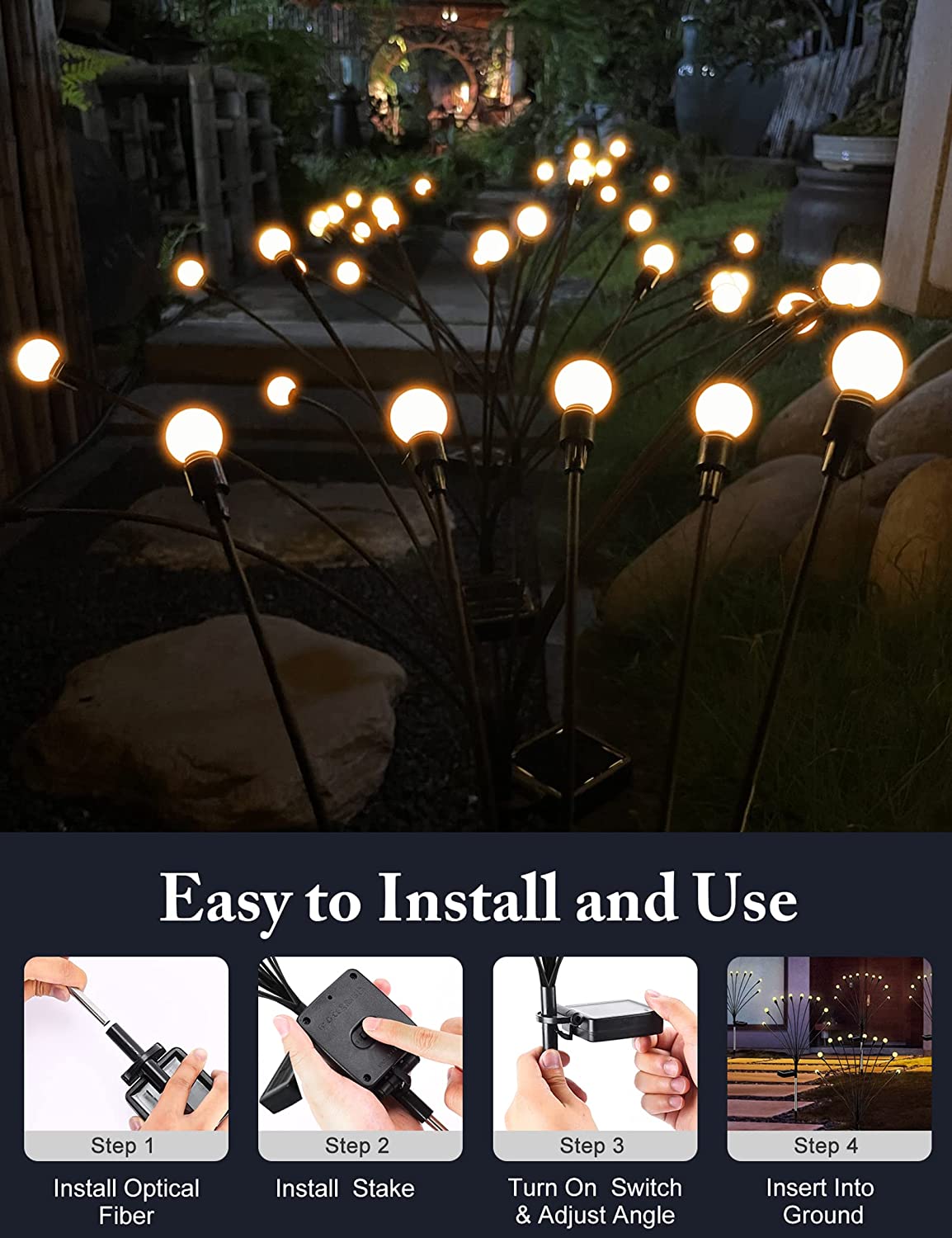 Solar Powered Firefly Garden Lighting | Lighting | LED | warm white | Premium Lighting Solution