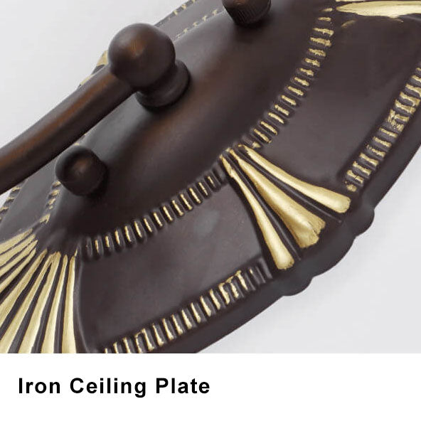 VintageGlow Classic wall lamp | Wall Lamp | glass/metal | 40W | Elegant Wall Illumination