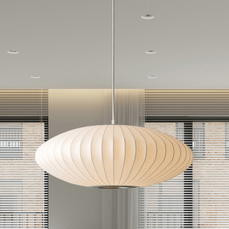 Modern White Hanging Lamp | Lighting | LED | fabric | 110V-120V | Premium Lighting Solution