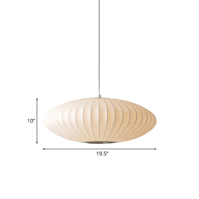 Modern White Hanging Lamp | Lighting | LED | fabric | 110V-120V | Premium Lighting Solution