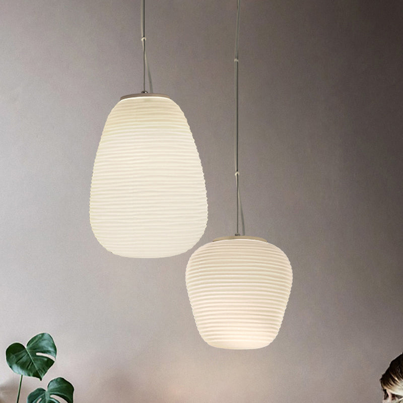 Hanging Lamp Ceiling Modern Ribbed | Lighting | LED | glass | 110V-120V | Premium Lighting Solution