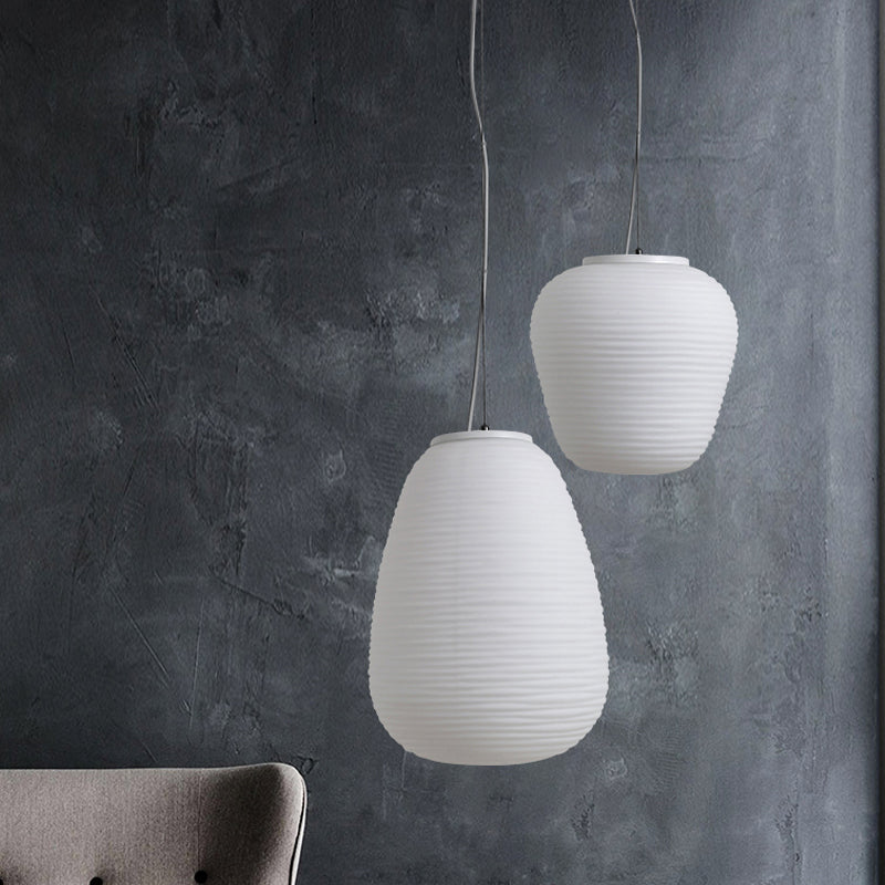 Hanging Lamp Ceiling Modern Ribbed | Lighting | LED | glass | 110V-120V | Premium Lighting Solution