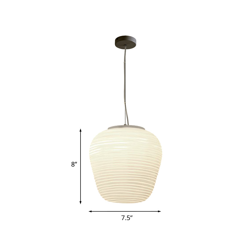 Hanging Lamp Ceiling Modern Ribbed | Lighting | LED | glass | 110V-120V | Premium Lighting Solution