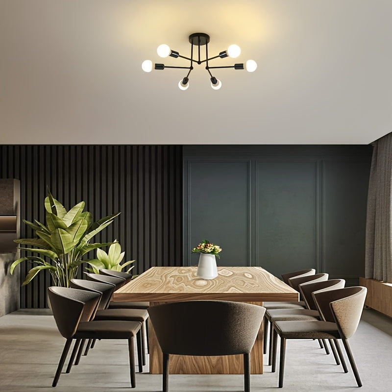 RetroLicht Industrial 6-head Ceiling Lamp | Lighting | metal | Premium Lighting Solution