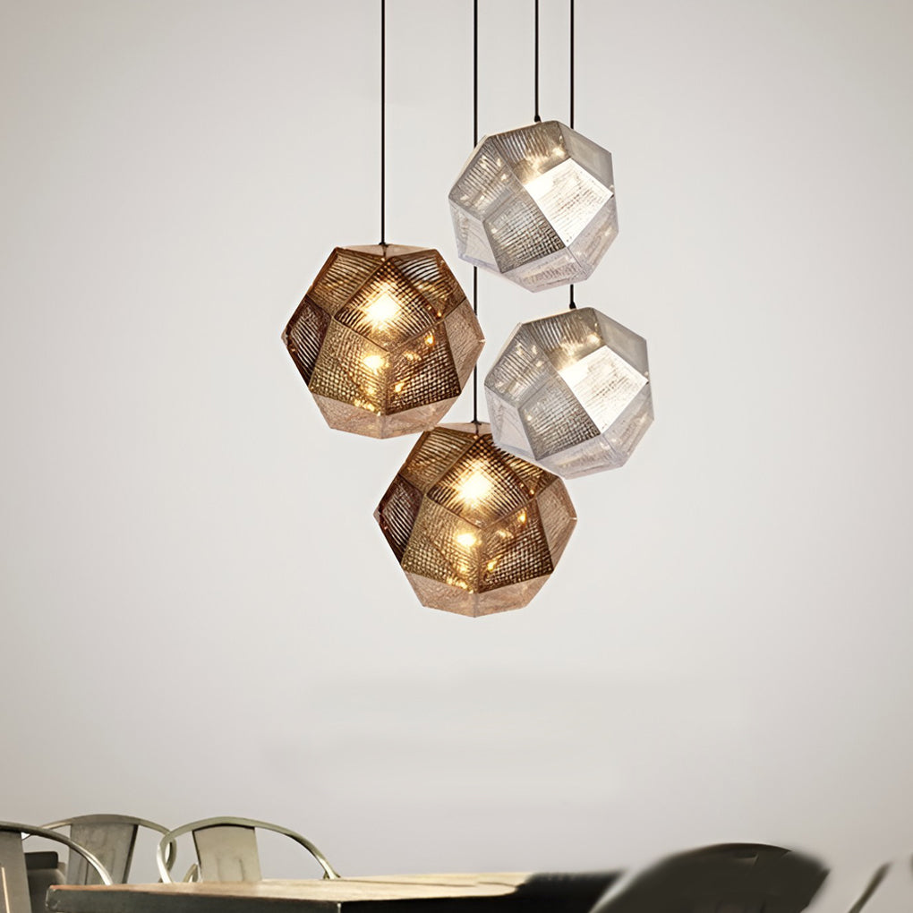 ModernSphere Postmodern Geometric Round Hanging | Ceiling Light | LED | metal | Modern Ceiling Lighting