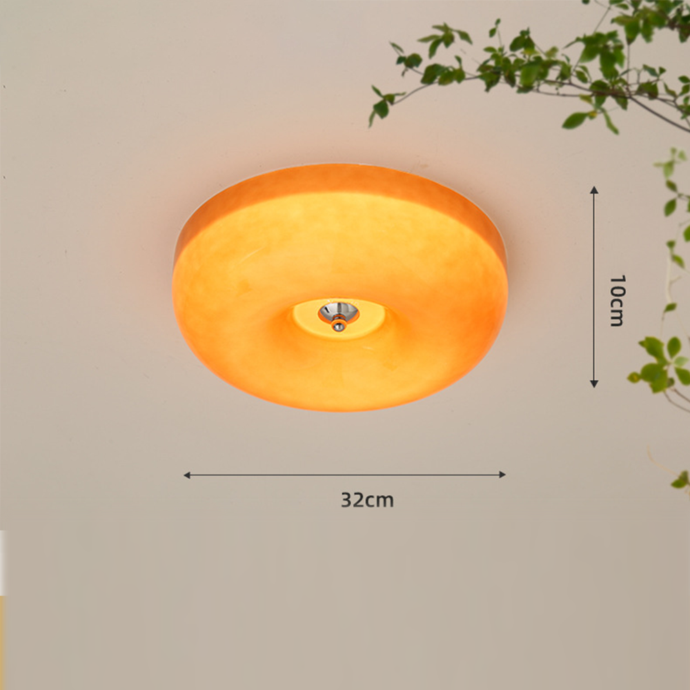 Simple Round Ceiling Lamp Bedroom | Lighting | LED | glass/metal | 110-120V | Premium Lighting Solution
