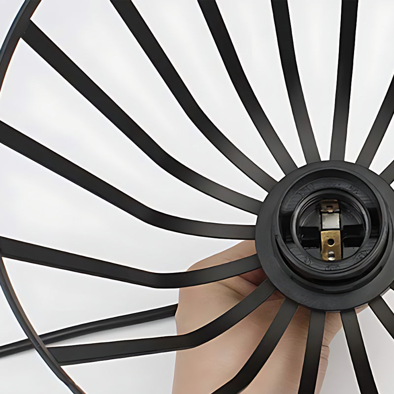 Light Black Small Iron Cage | Ceiling Light | LED | warm white | iron | 110V | Modern Ceiling Lighting