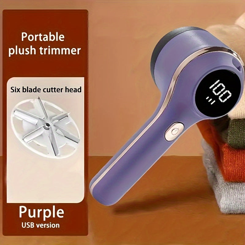 LintZap USB Rechargeable Textile Shaver Portable Lint Remover | Appliance | LED | Plastic/Metal | Functional Home Appliance