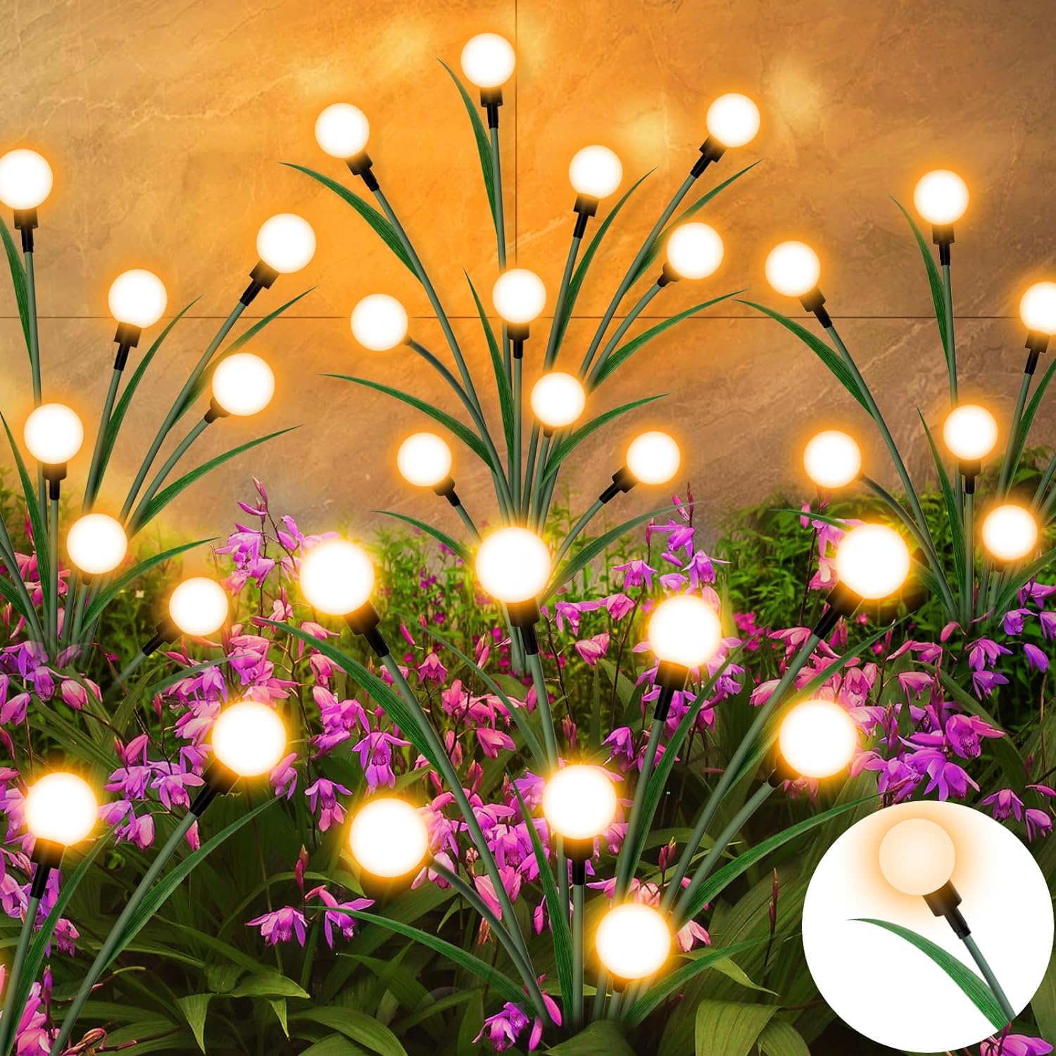 Solar Garden Lights 2024 Improved | Lighting | LED | warm white | iron | Premium Lighting Solution