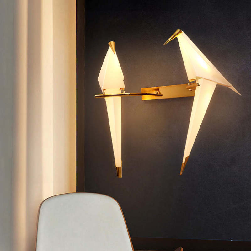 Clifford Design Bird Indoor Wall | Wall Lamp | Led | Metal/Acrylic | Elegant Wall Illumination