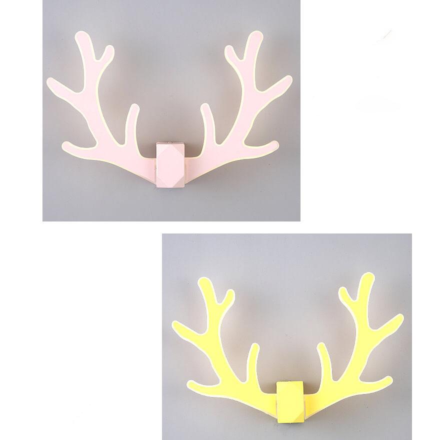 AntlerLux Unique antler-shaped wall lamp | Wall Lamp | Led | Warm White | metal | 8W | 220V - 240V | Elegant Wall Illumination