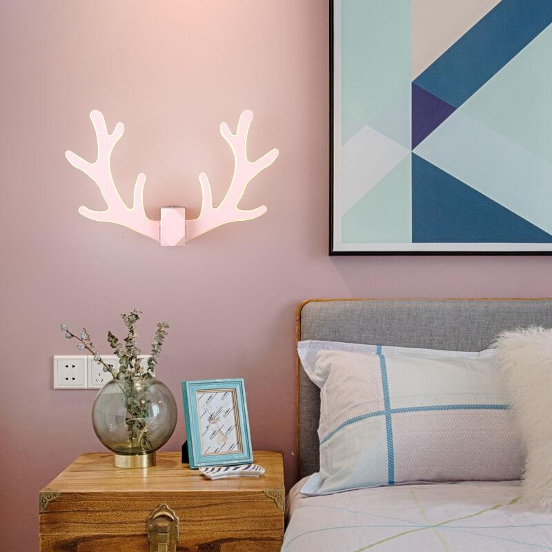 AntlerLux Unique antler-shaped wall lamp | Wall Lamp | Led | Warm White | metal | 8W | 220V - 240V | Elegant Wall Illumination