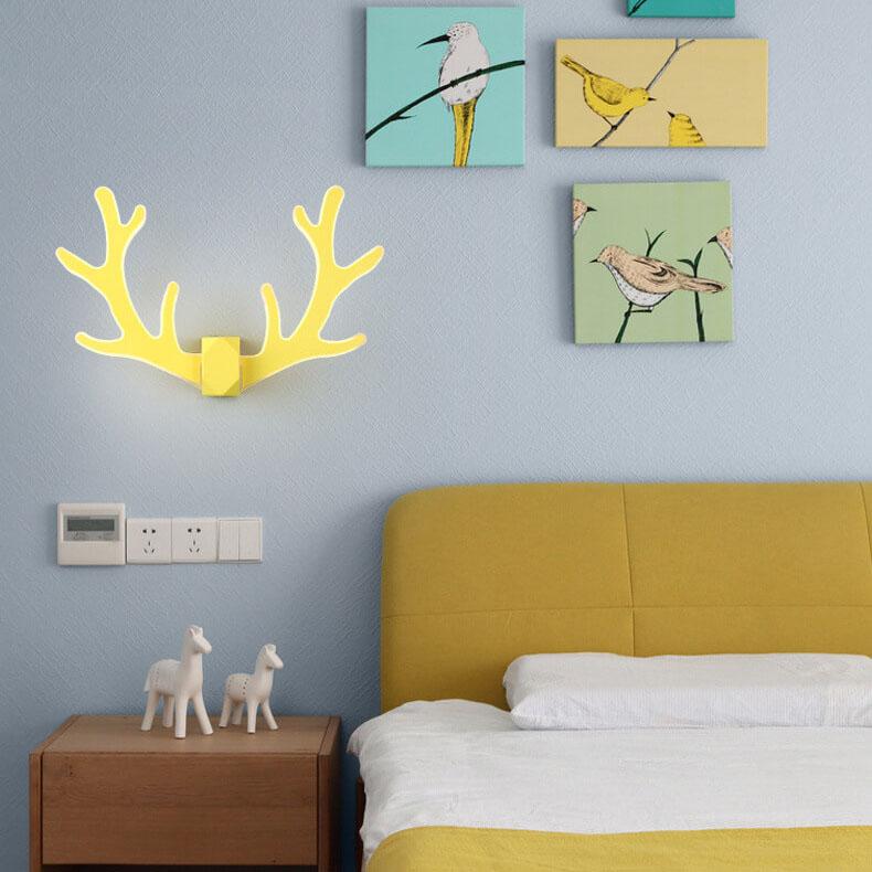 AntlerLux Unique antler-shaped wall lamp | Wall Lamp | Led | Warm White | metal | 8W | 220V - 240V | Elegant Wall Illumination