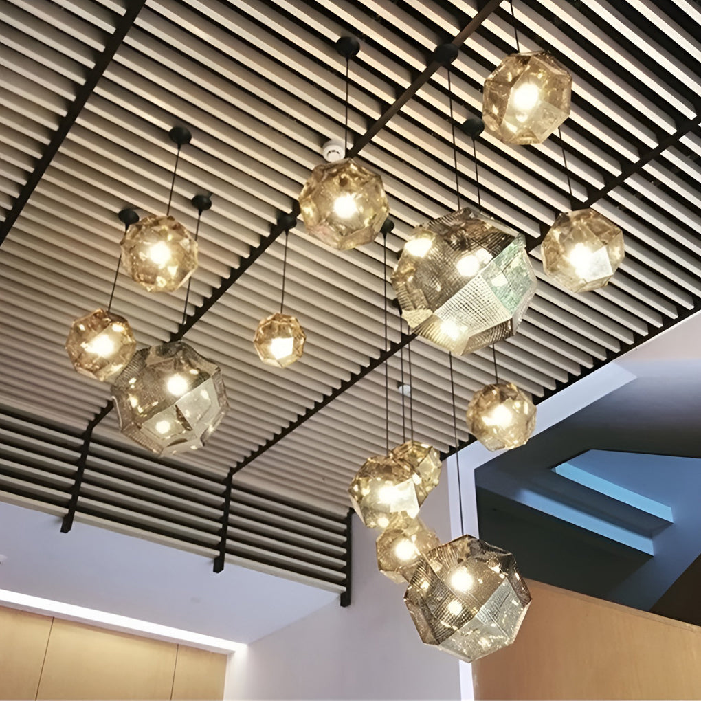 ModernSphere Postmodern Geometric Round Hanging | Ceiling Light | LED | metal | Modern Ceiling Lighting