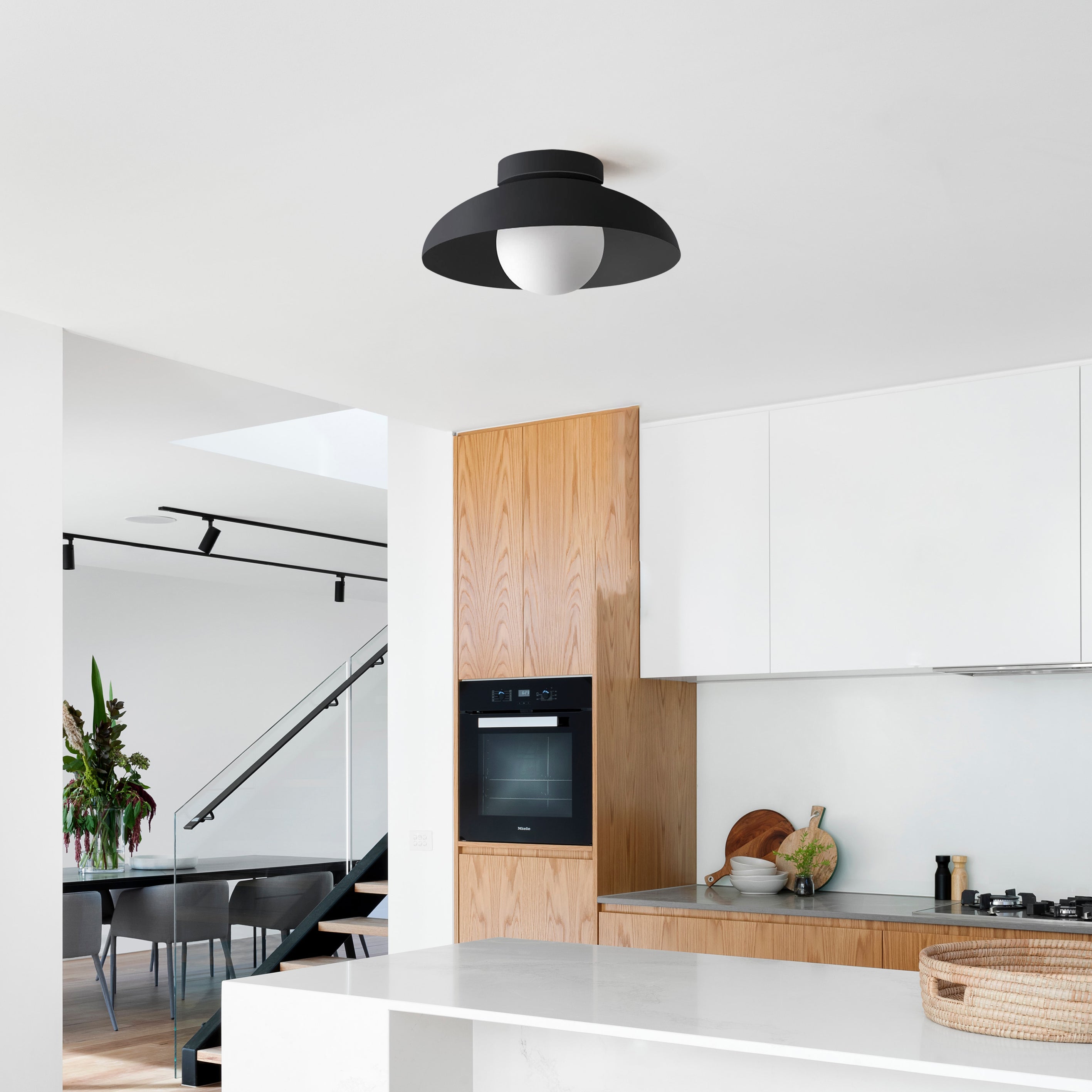 Modern Metal Semi-Flush Ceiling Lamp | Lighting | LED | metal | 110V-120V | Premium Lighting Solution