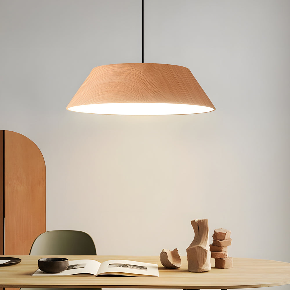 Round Wooden Japanese Style Hanging | Lighting | LED | acrylic/wood | 24W | 110V | Premium Lighting Solution