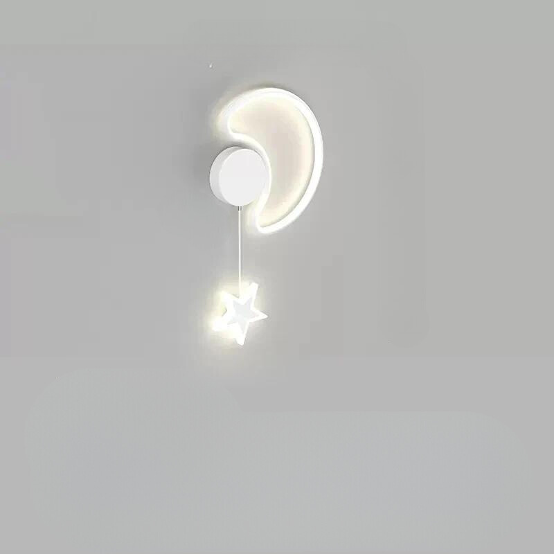 LumiDroom Clouds Star Moon Wall | Wall Lamp | Led | plastic | Elegant Wall Illumination