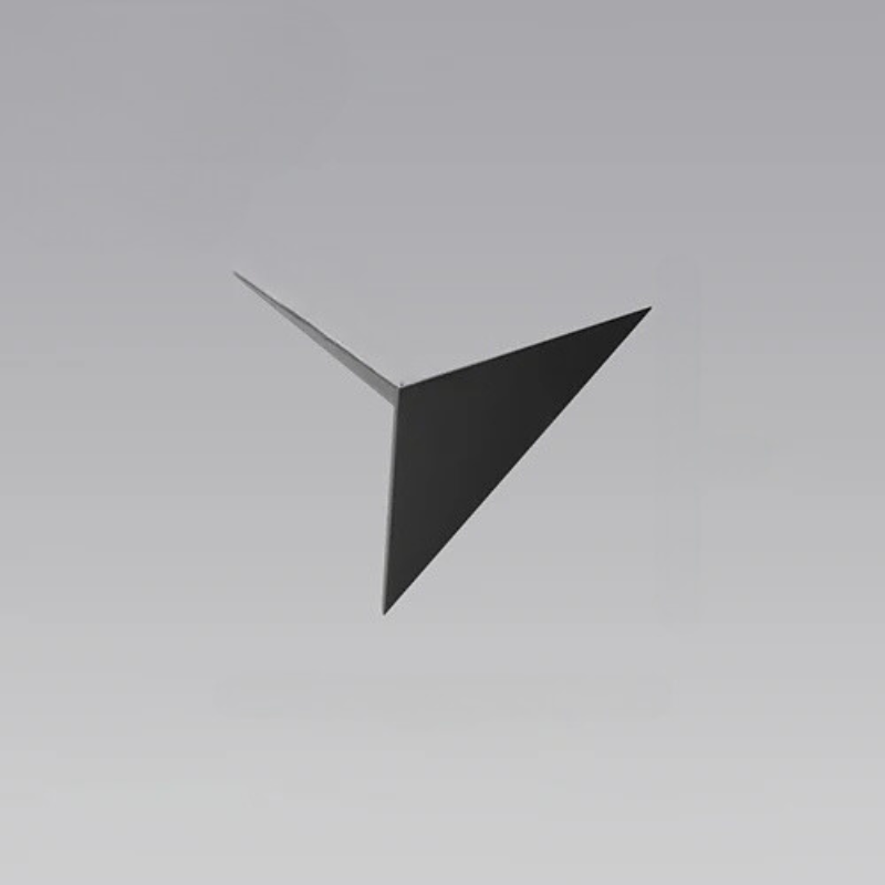 DriehoekLicht Minimalist Wall Lamp Interior | Wall Lamp | Led | Aluminum/Metal | 3W | 85-265V | Elegant Wall Illumination