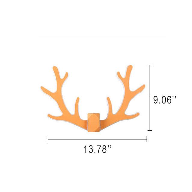 AntlerLux Unique antler-shaped wall lamp | Wall Lamp | Led | Warm White | metal | 8W | 220V - 240V | Elegant Wall Illumination