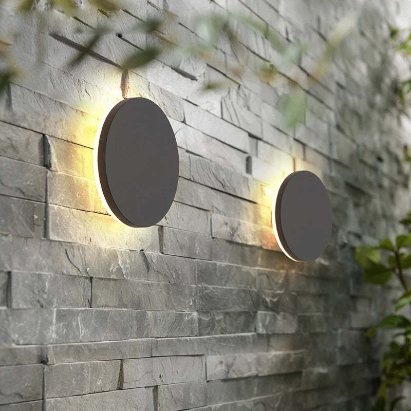 LunaGlow Minimalist Wall Lamps Black | Wall Lamp | Led | metal | Elegant Wall Illumination