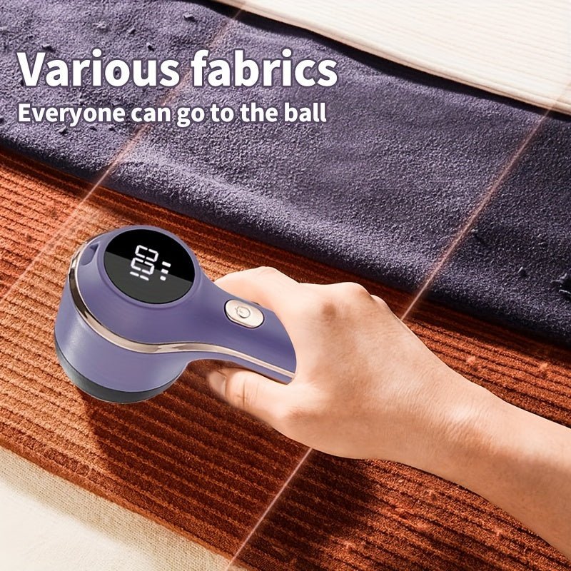 LintZap USB Rechargeable Textile Shaver Portable Lint Remover | Appliance | LED | Plastic/Metal | Functional Home Appliance