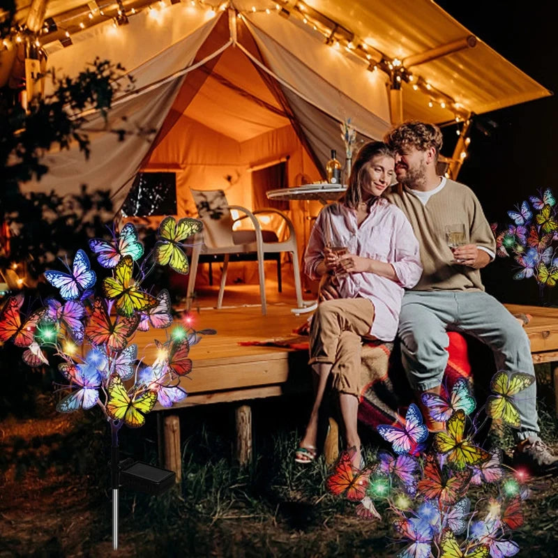 Packages Solar Outdoor Butterfly Lights | Lighting | copper/plastic | Premium Lighting Solution
