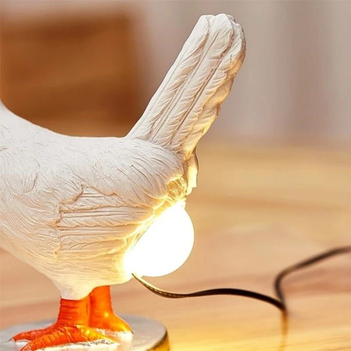 Chicken Lamp Table Lamp Funny | Table Lamp | LED | 7V | Sleek Table Accent