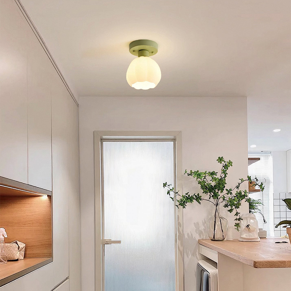 Romantic Pumpkin Ceiling Lamp | Lighting | LED | glass/metal | 110V-120V | Premium Lighting Solution