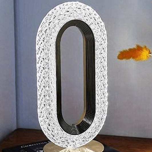 Crystaluxe™ Elegant Table Lamp Dimmable | Table Lamp | LED | metal/Plastic/crystal | 3W | Sleek Table Accent