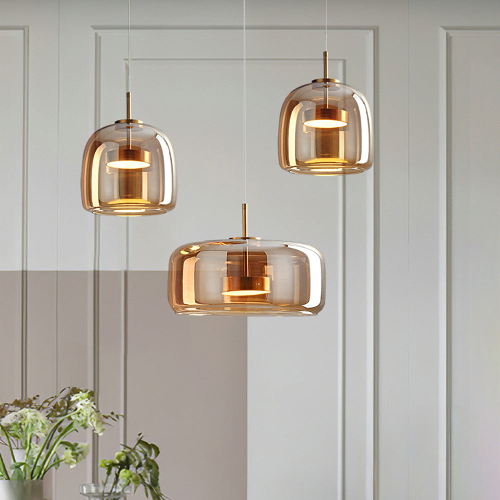 AmberGlow Retro Hanging Lamps made | Lighting | LED | glass/metal | Premium Lighting Solution