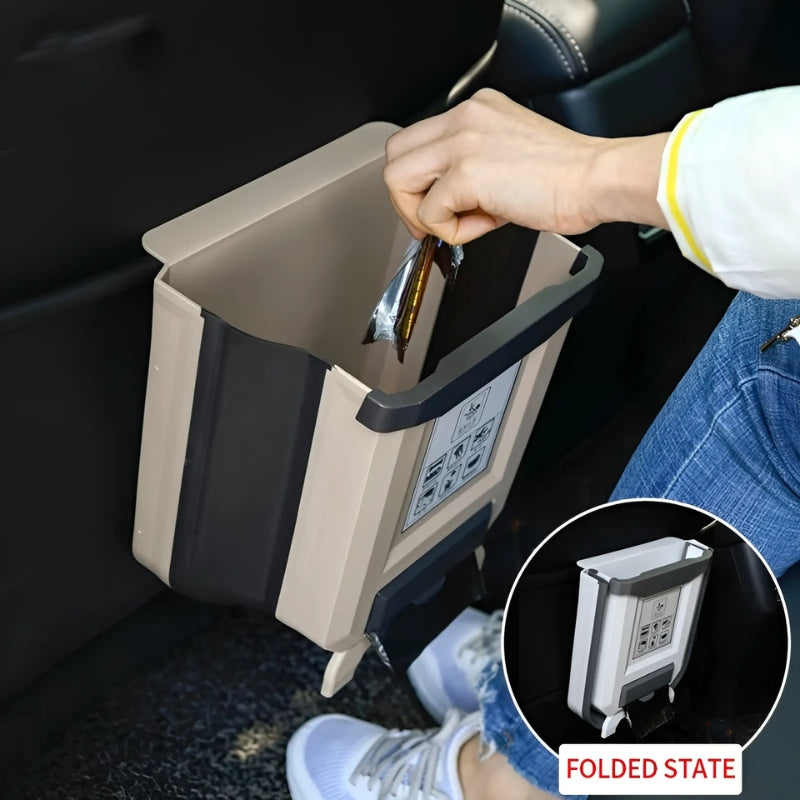 BinBuddy Foldable Hanging Trash Can Portable Companion | Appliance | Plastic | Functional Home Appliance