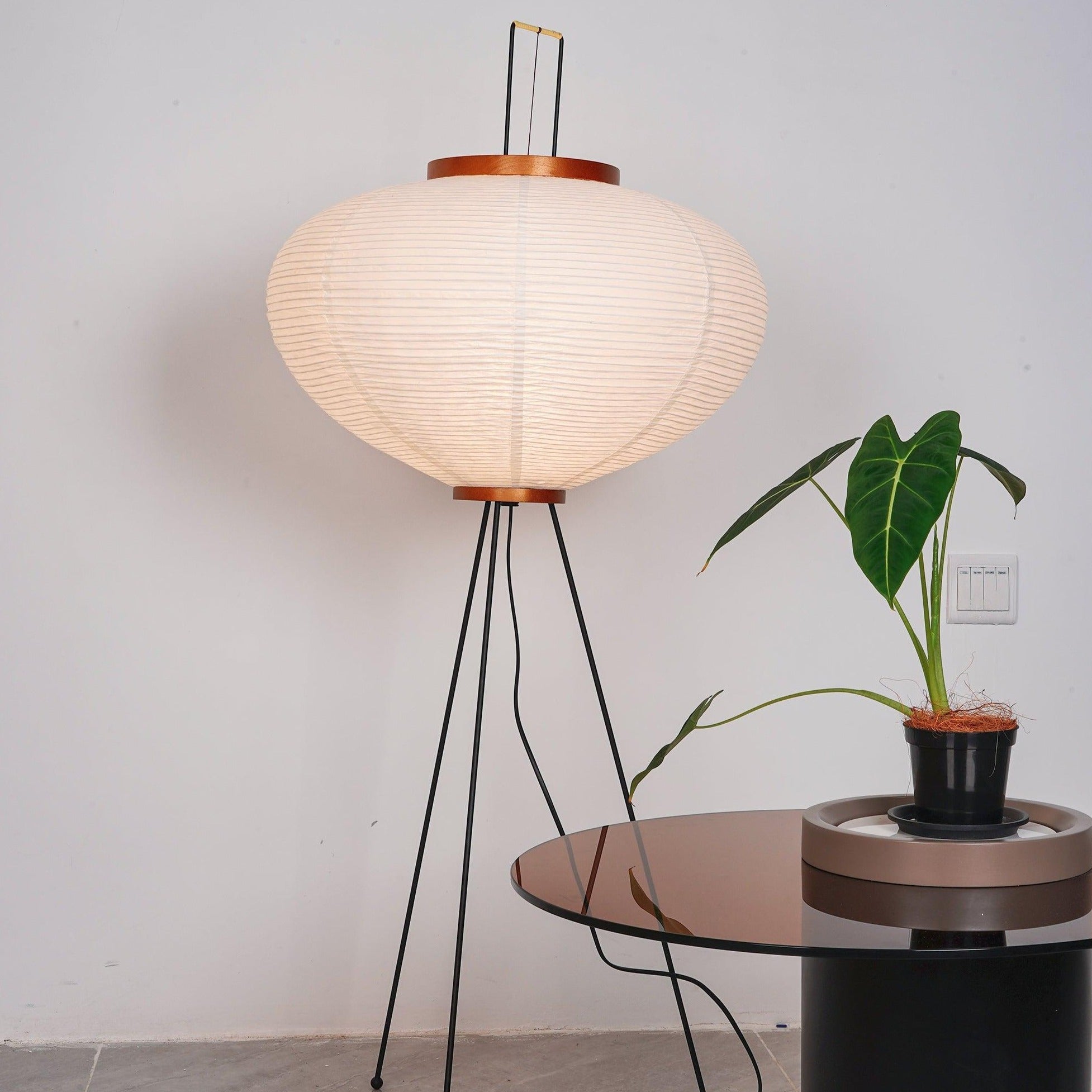 Rice paper floor lamp | Floor Lamp | LED | metal | 240v | Stylish Floor Lighting