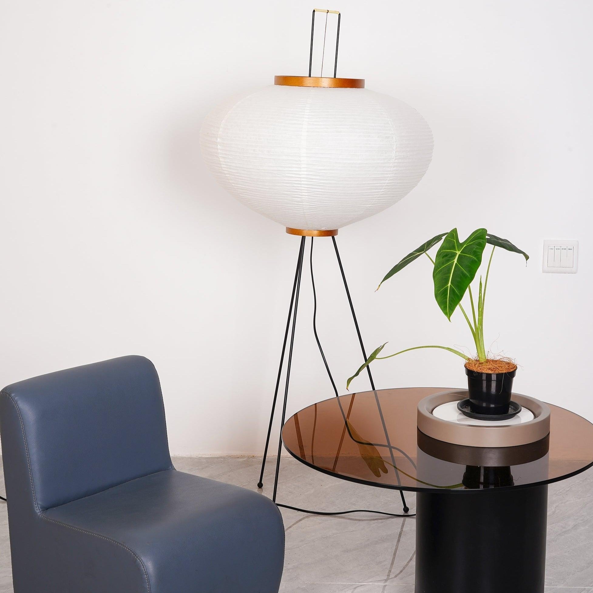 Rice paper floor lamp | Floor Lamp | LED | metal | 240v | Stylish Floor Lighting
