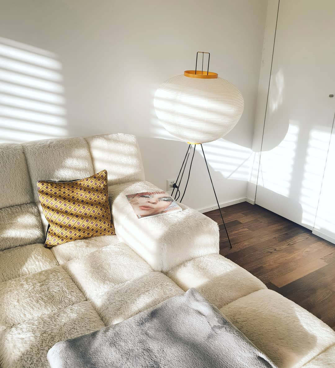 Rice paper floor lamp | Floor Lamp | LED | metal | 240v | Stylish Floor Lighting