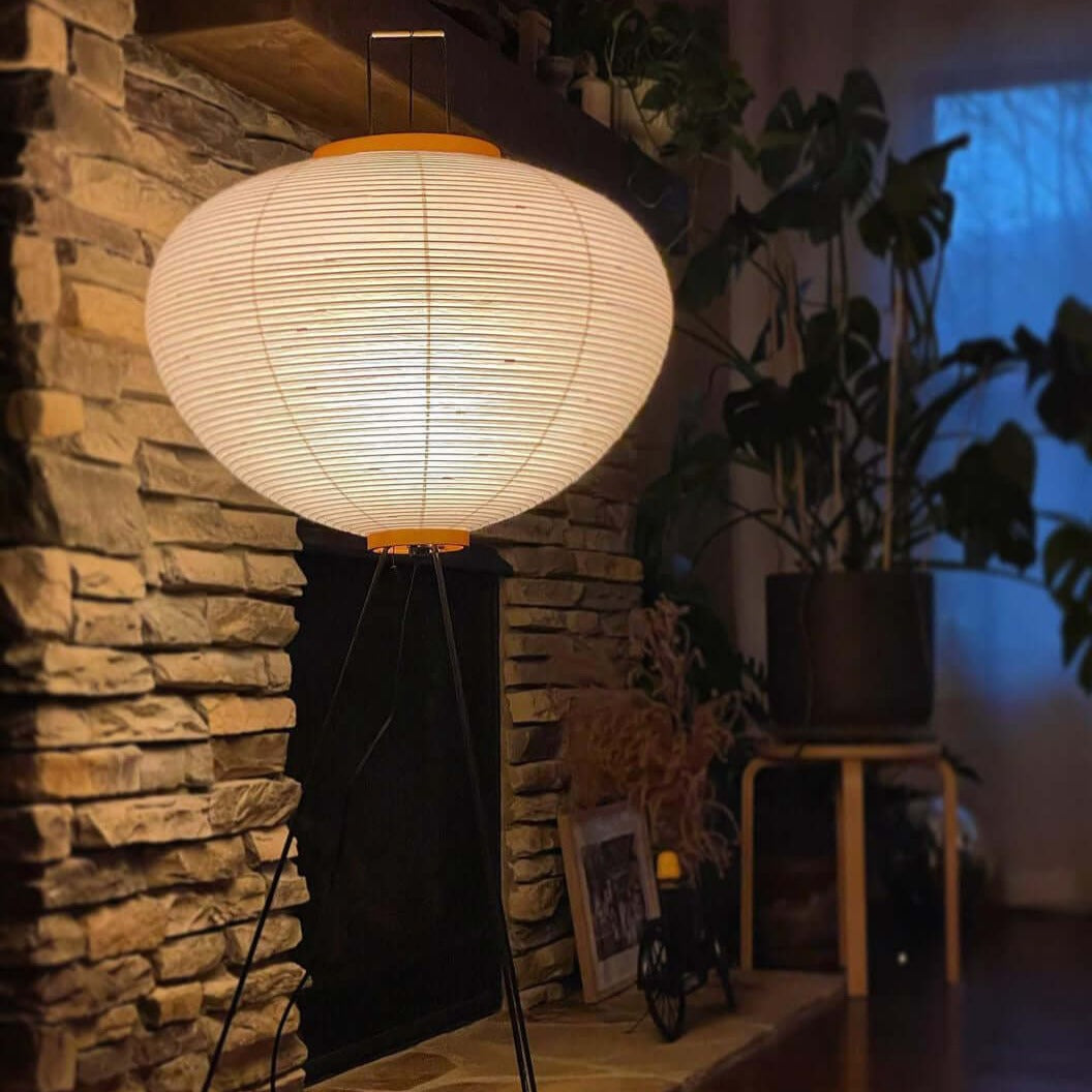 Rice paper floor lamp | Floor Lamp | LED | metal | 240v | Stylish Floor Lighting