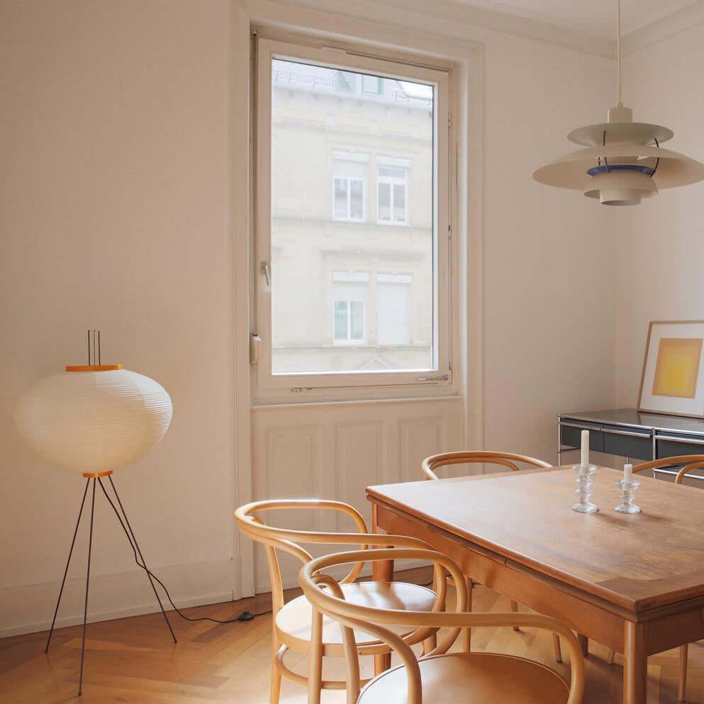 Rice paper floor lamp | Floor Lamp | LED | metal | 240v | Stylish Floor Lighting