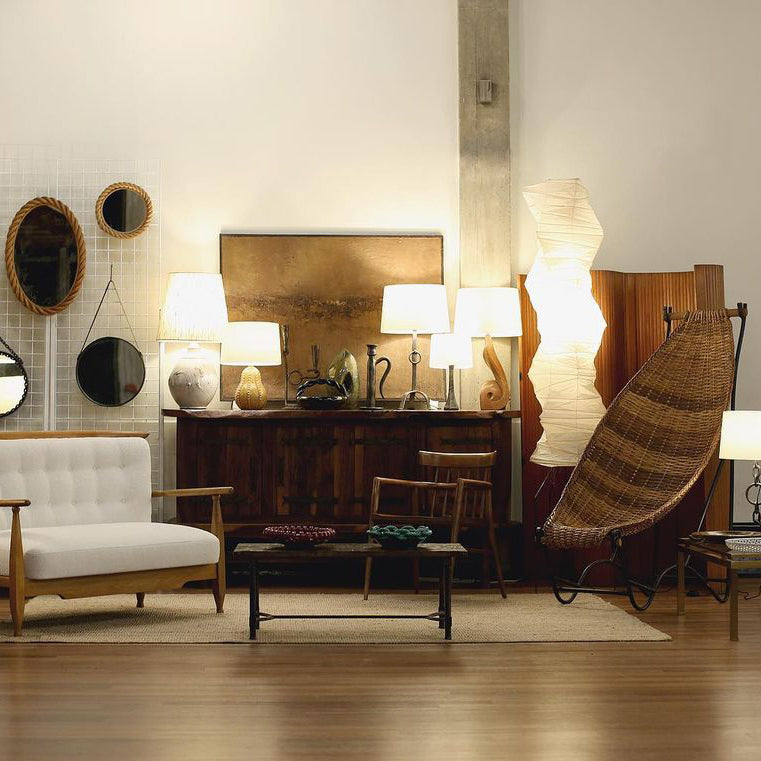 Rice paper floor lamp | Floor Lamp | LED | metal | 240v | Stylish Floor Lighting